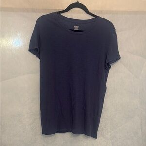 PINK Victoria's Secret Blue Crew Neck Short Sleeve Tee